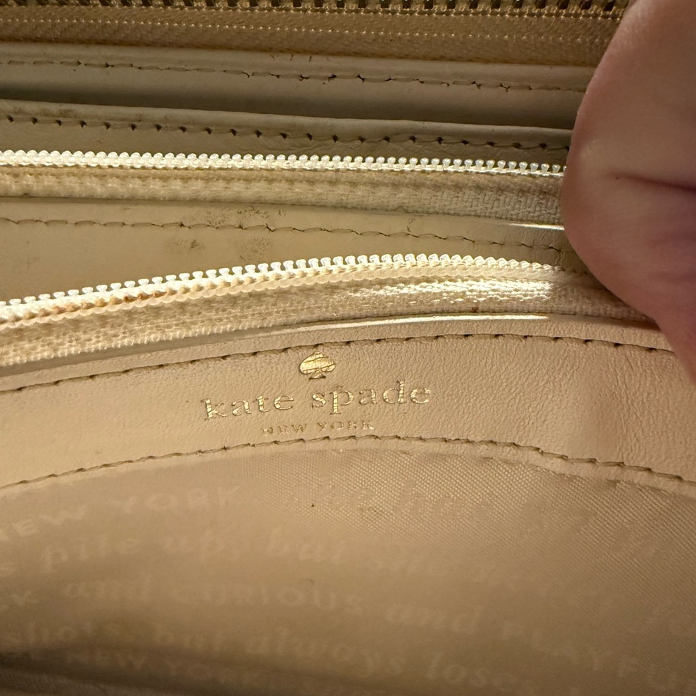 Kate Spade Purple and Cream Women's Wallet - Picture 5 of 9